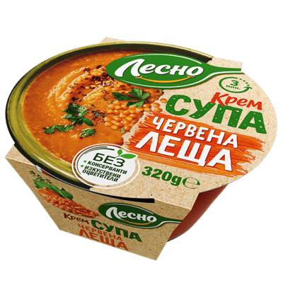 Крем супа от червена леща Лесно 320гр