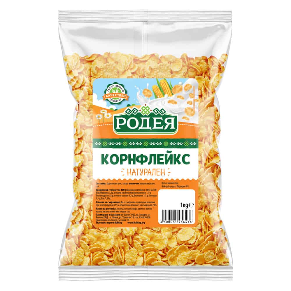 Корнфлейкс Родея, натурален 1 кг