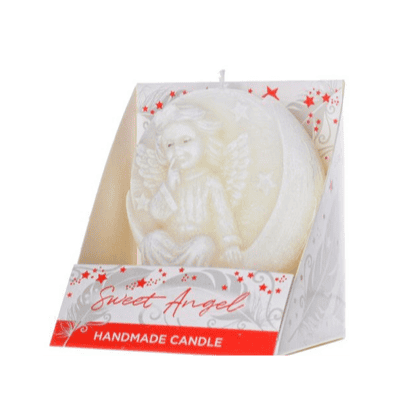 Свещ ангел в кутия 75 гр