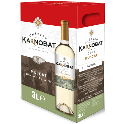 Бяло вино Chateau Karnobat Мускат 3л