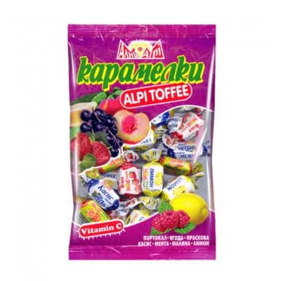Бонбони Алпи Фреш Праскова 90гр