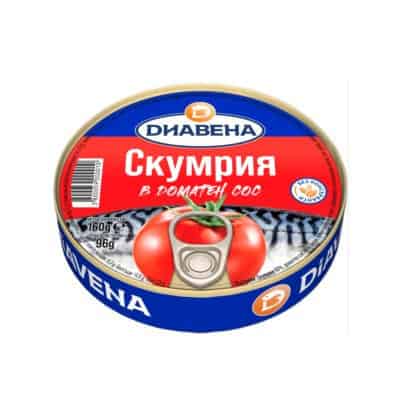 Скумрия Диавена в доматен сос 160гр