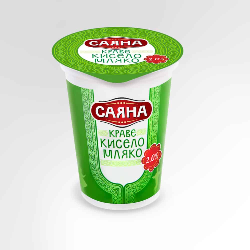 Кисело мляко Саяна 2% 400 гр.