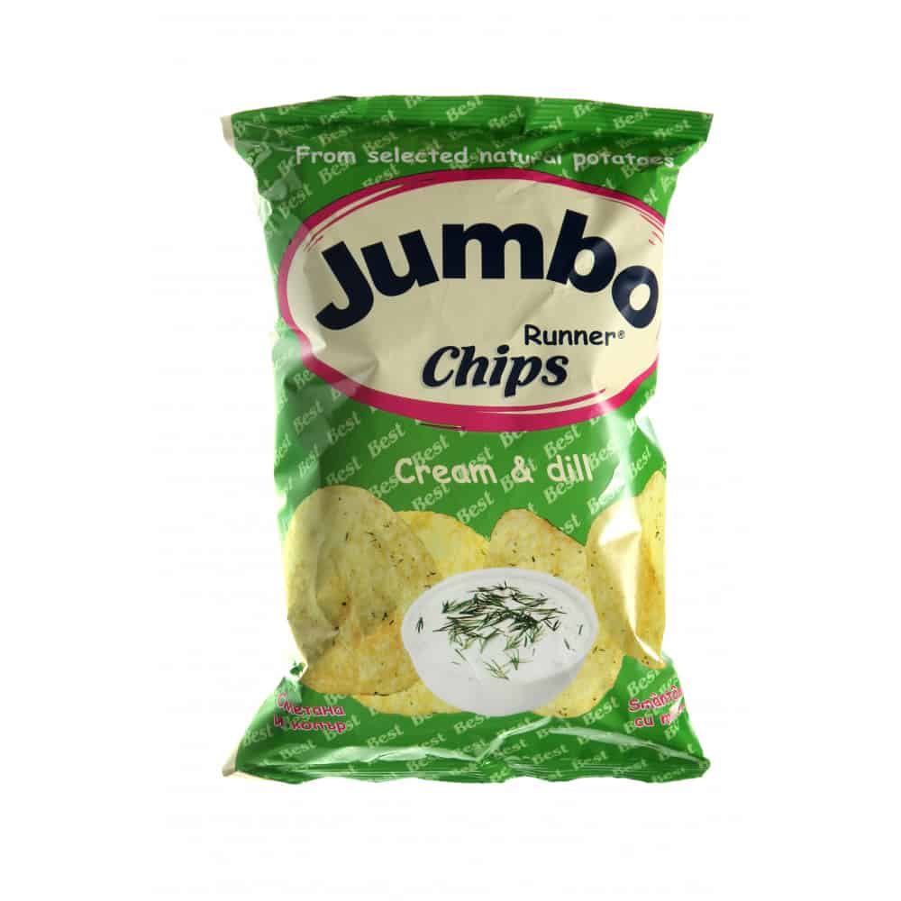 Чипс Jumbo сметана и копър 75гр