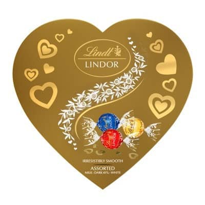 Шоколадово сърце Lindt Lindor асорти 200гр