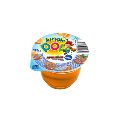 Желе вкус портокал 115гр jungle pop