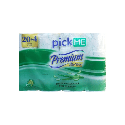 Тоал.хартия Pick me Алое 3пл/20+4бр