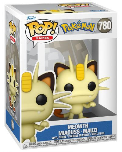 Фигура Funko POP! Pokemon - Meowth #780