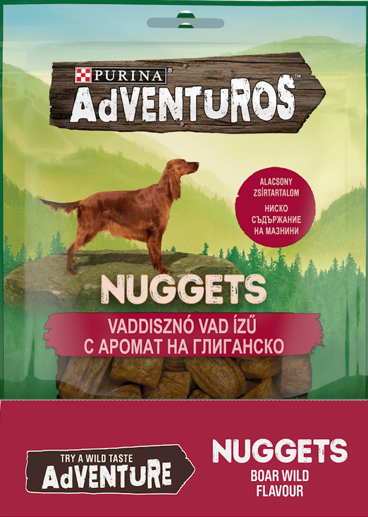  Adventuros Nuggets куче глиган. месо 90гр