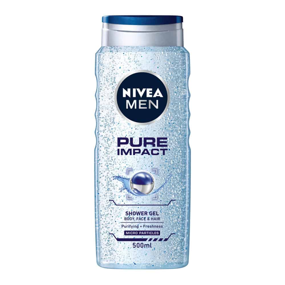 Душ гел Nivea Men Pure impact 500мл