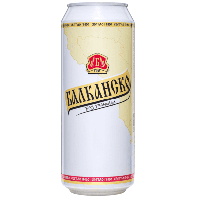 Бира Балканско кен 0.5л