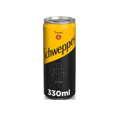 Schweppes тоник кен 330л