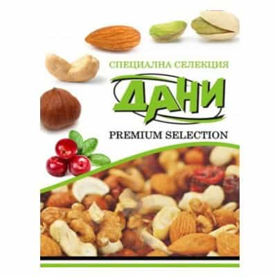 Микс от сурови ядки Дани 500гр