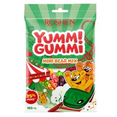 Бонбони жел.yummi gummi мега мечета 165гр