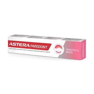 Паста Astera Parodont sens/white 75мл