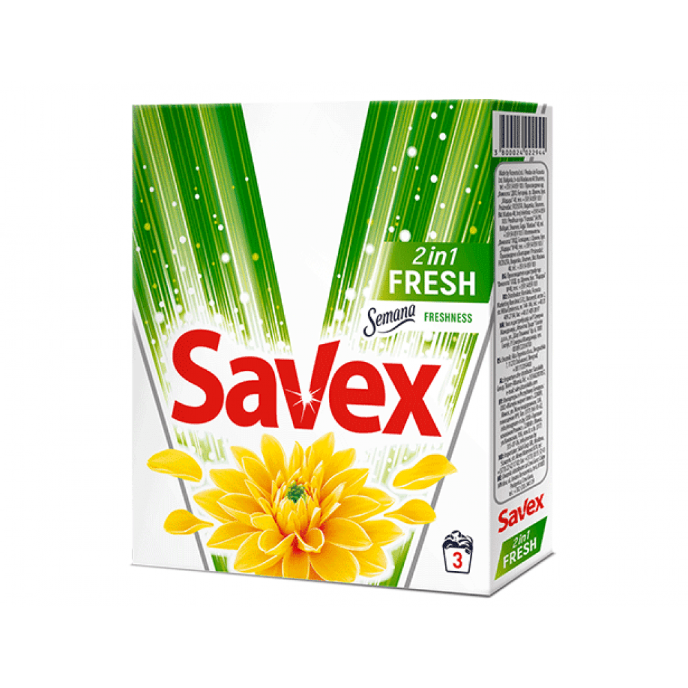 Прах Savex 2в1 Power Fresh 300гр