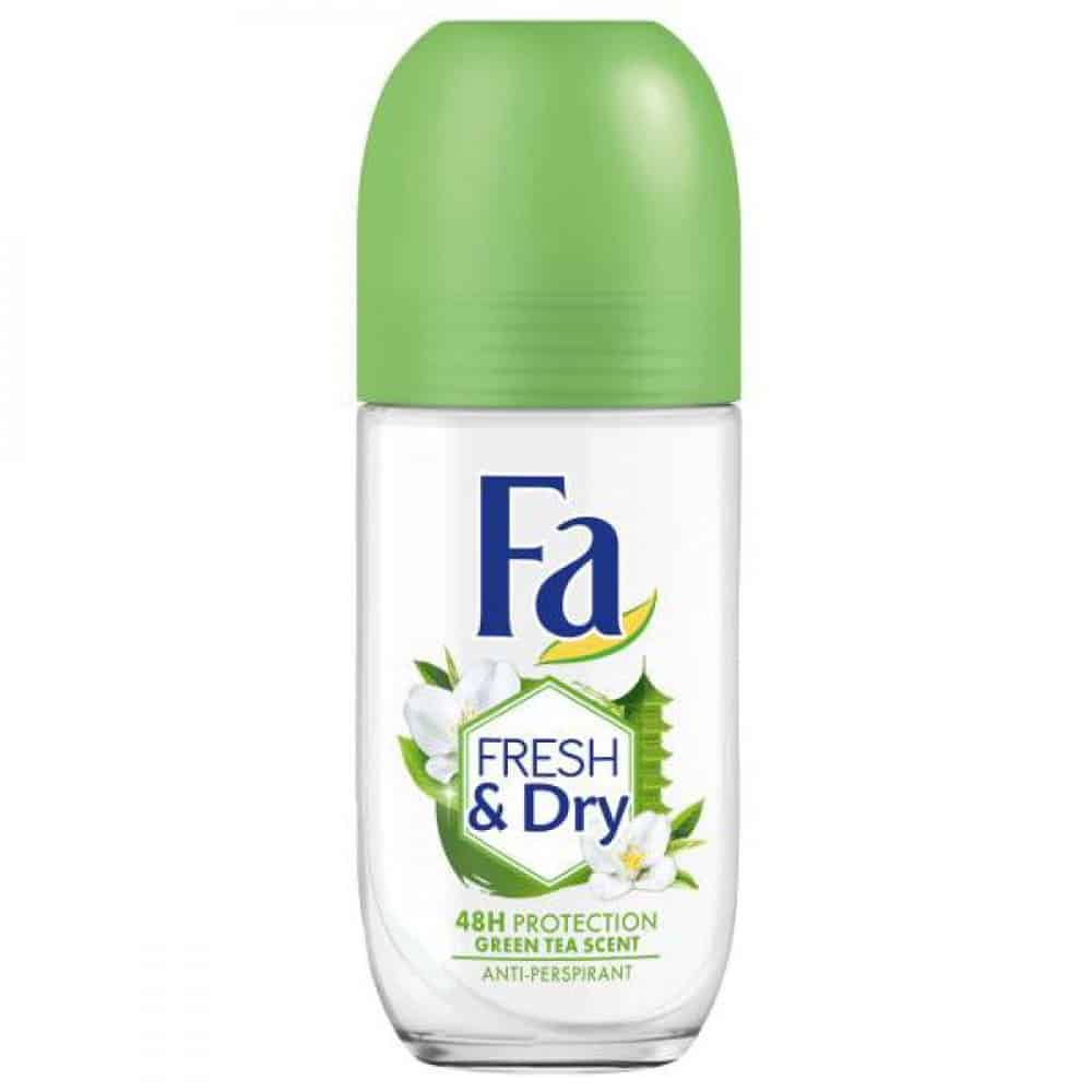 Дез. Рол-он Fa Fresh & Dry Зелен чай 50мл