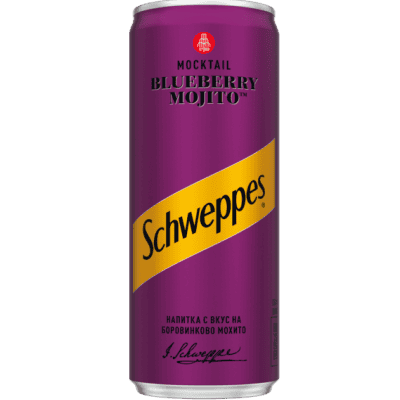 Schweppes blueberry mojito 250мл