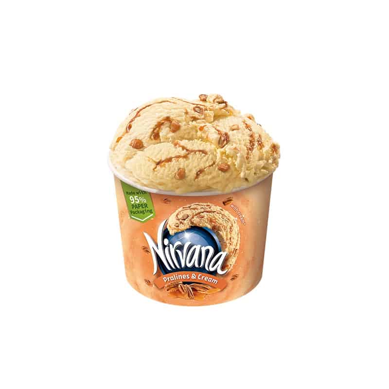 Сладолед Nirvana Pralines & Cream 104гр