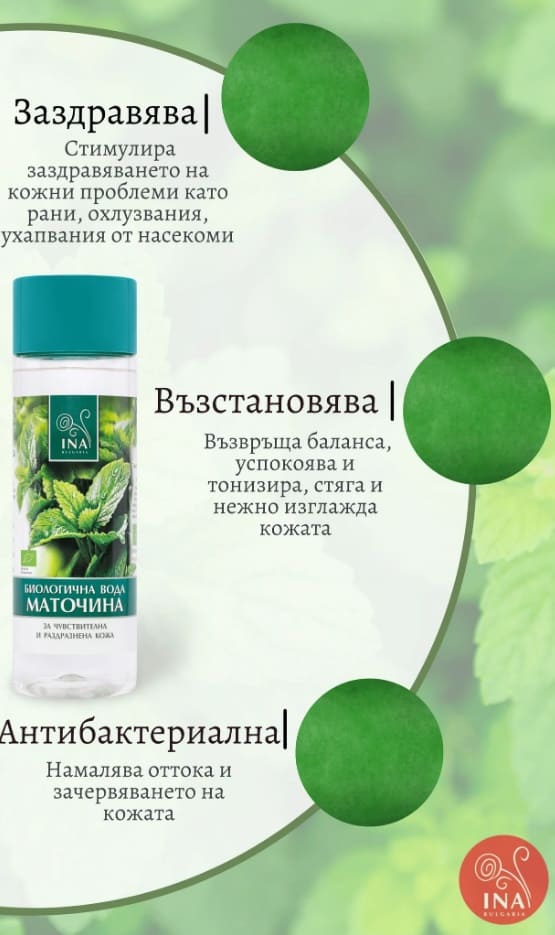 Био флорална вода Маточина InaEssentials 200 мл