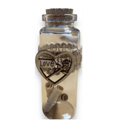 Стъклени шишенца с папирус/декор.елементи