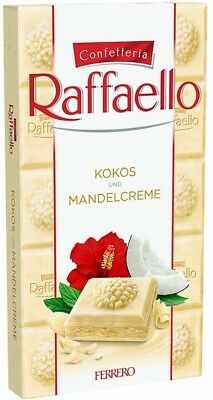 Шоколад Ferrero Rocher  Raffaello кокос  и бадеми 90 гр