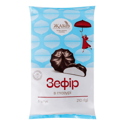 Зефир в шоколад  жако 210гр