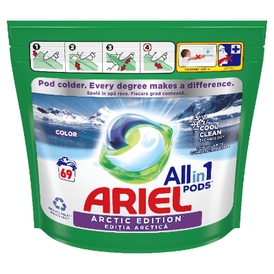 Капсули Ariel Arctic Color 69бр