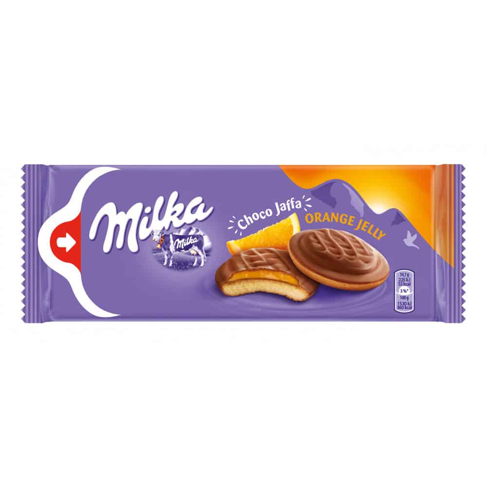 Бисквити Milka Chocojaffa Портокал 147гр