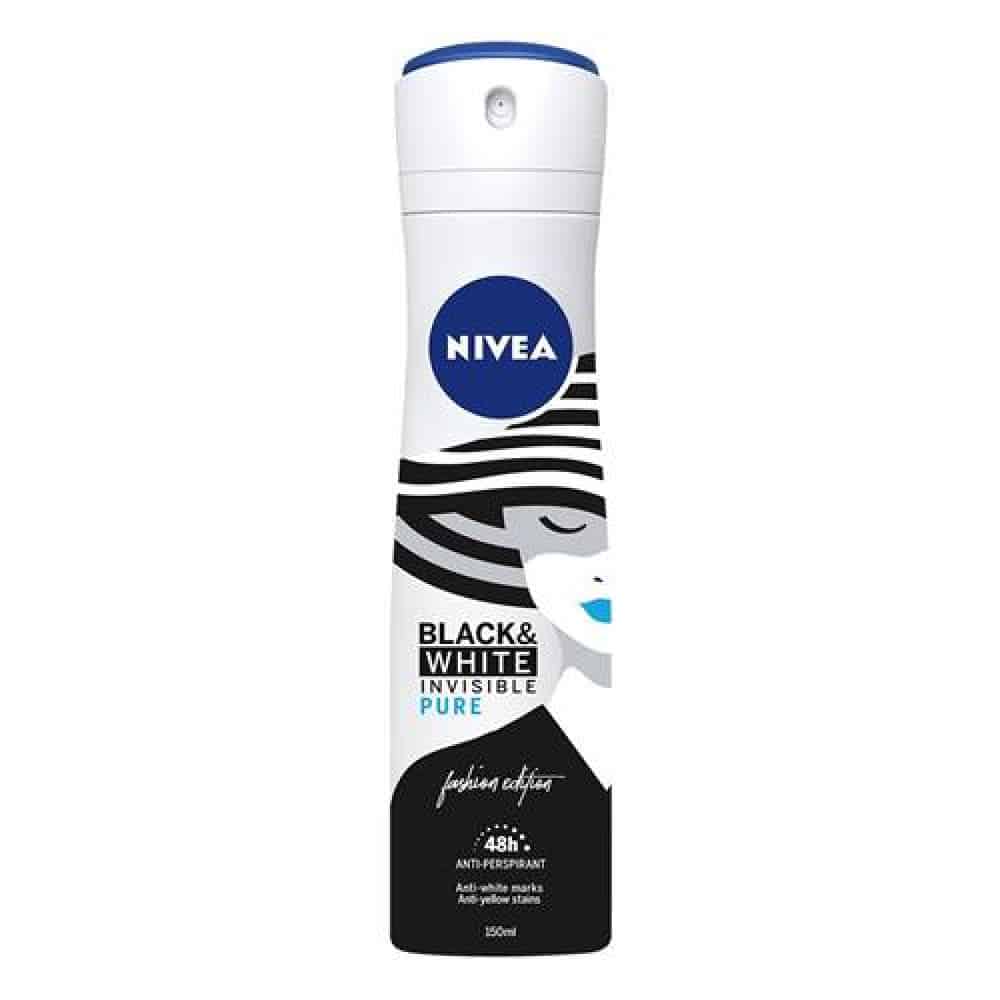 Дез. Nivea Black&White Pure 150мл