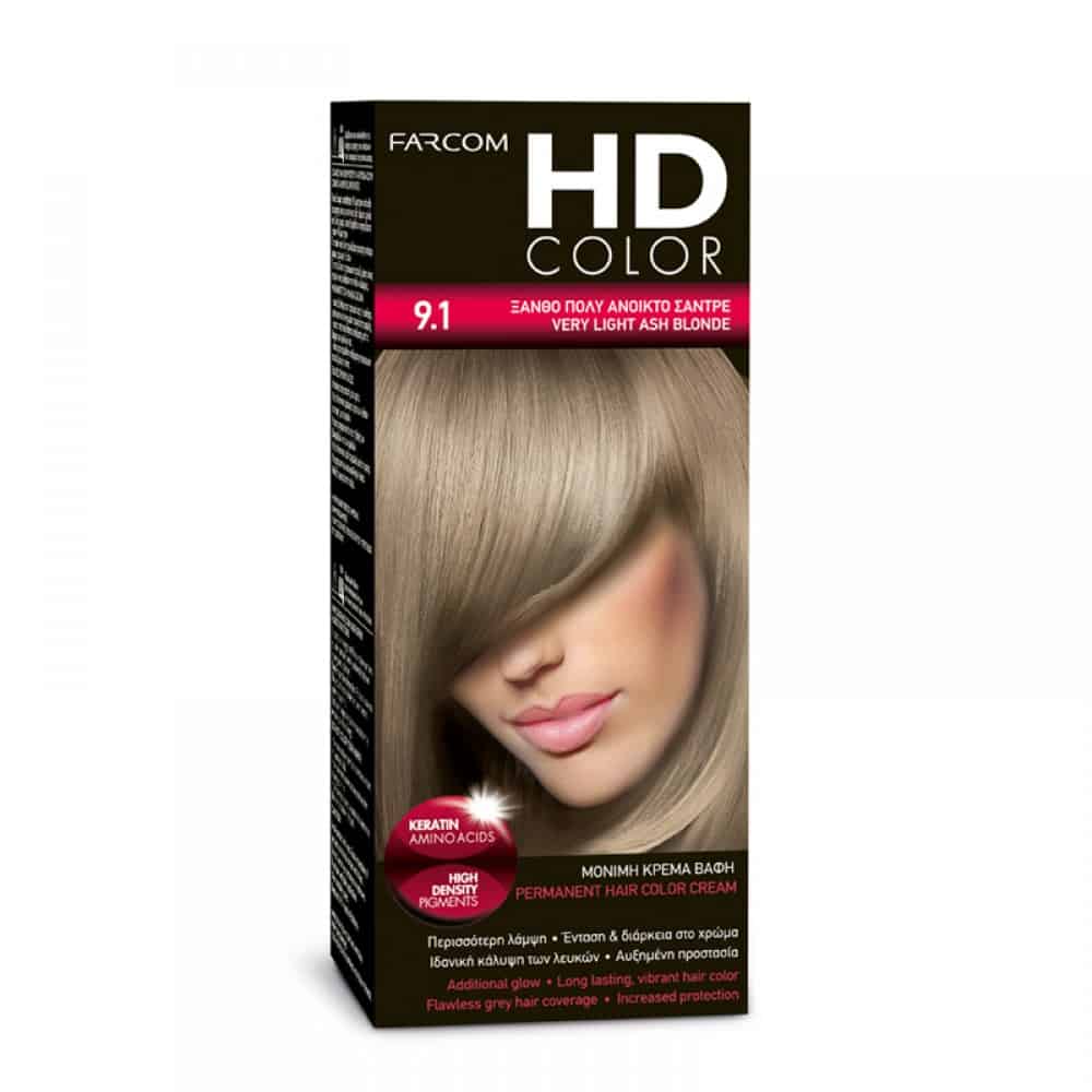 Боя за коса HD Color 9.1 Bl.V. Light 60 мл