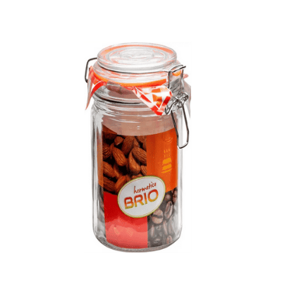 Brio буркан хермет.капачка 1.1л ф10х20.5см