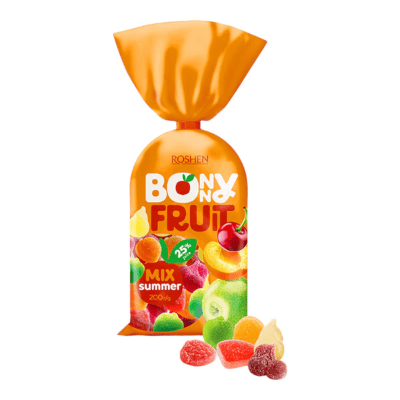 Жел.бонбони Bonny Fruit, летен микс 200гр