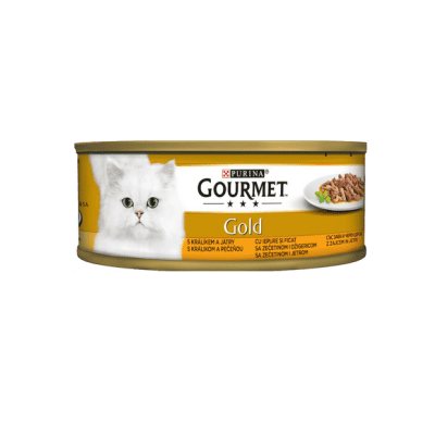 Храна Gourmet Gold Заек и Дроб 85гр