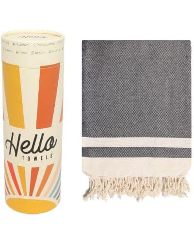 Плажна кърпа Hello towels антрацид