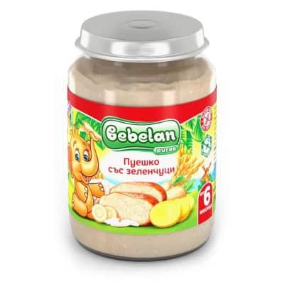 Пюре Bebelan Пуешко и Карфиол 6м 190гр