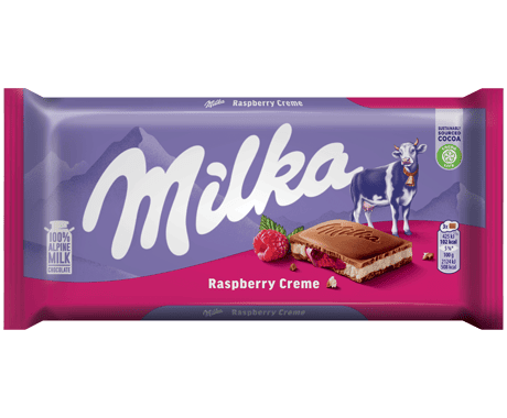 Шоколад Milka Малинов Крем 100гр