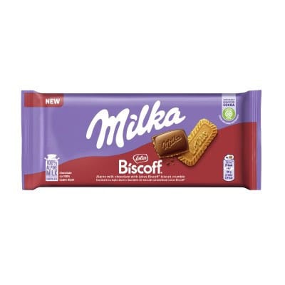 Шоколад Milka Lotus Biscoff 90гр