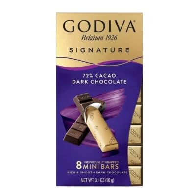 Шок.блокчета godiva тъмен ш-д 90гр