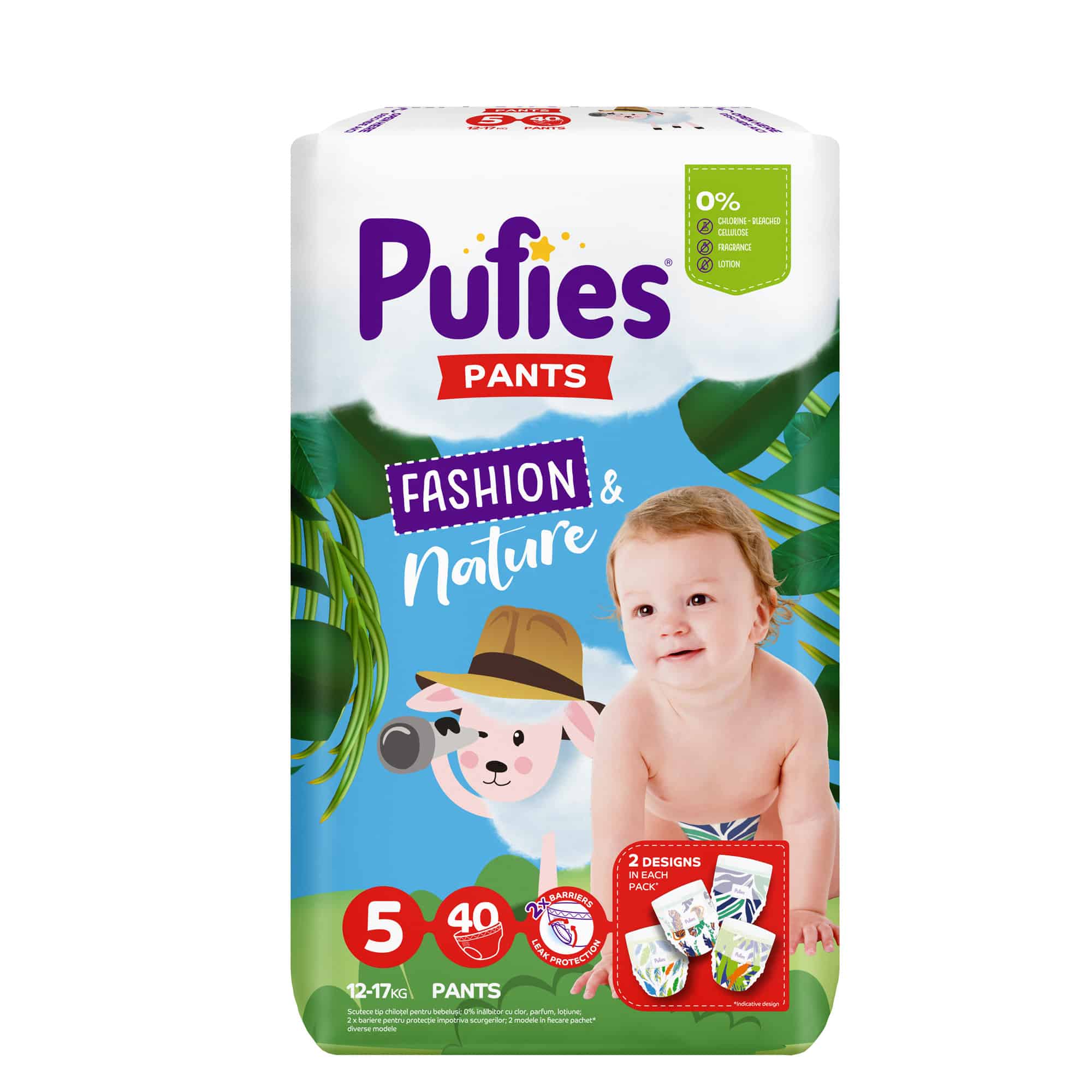 Гащички Pufies Fashion&Nature Junior 40 бр