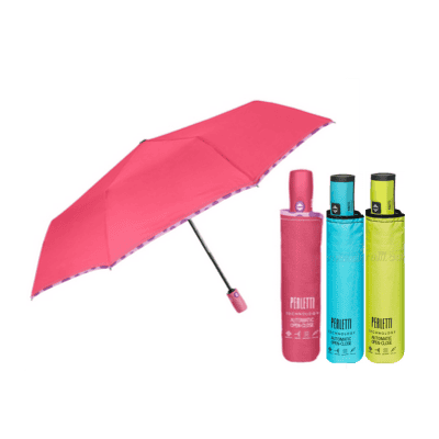 Чадър дамски мини бордюр perletti