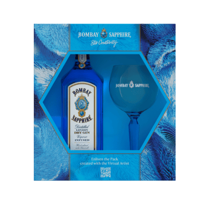Джин Bombay Sapphire 0.7л + копа чаша