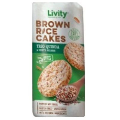 Оризови б-ти Ливити с киноа и сусам 100 гр