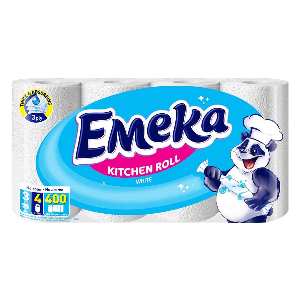 Кухненска хартия Emeka White, 4 бр.