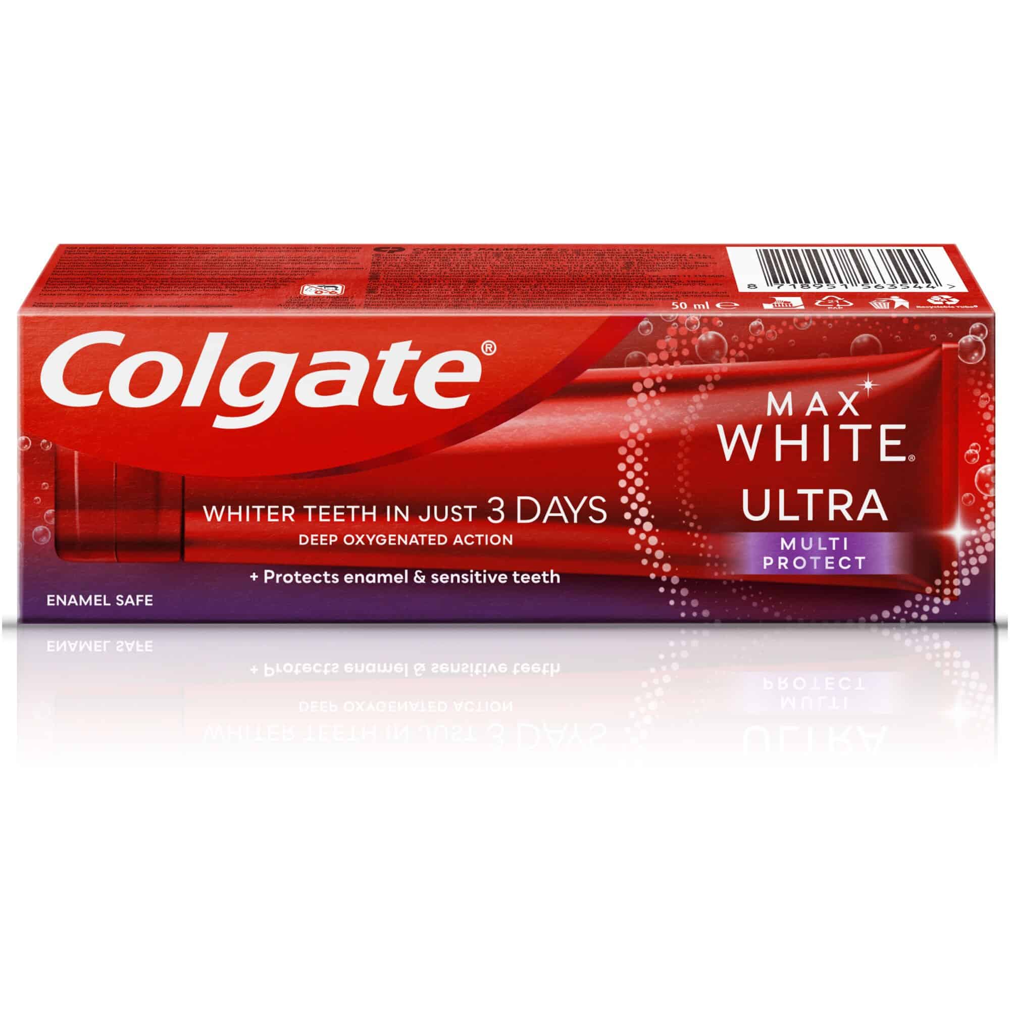 Colgate Паста за зъби Max White Ultra Multiprotect, 50 ml