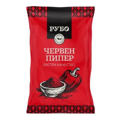 Червен пипер Рубо екстра - плик 100 гр