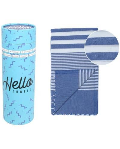 Плажна кърпа Hello towels malibu синьо