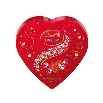 Ш.б. линдт линдор млечни сърце 160гр