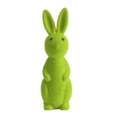 Великденски заек зелен 33 х 9см