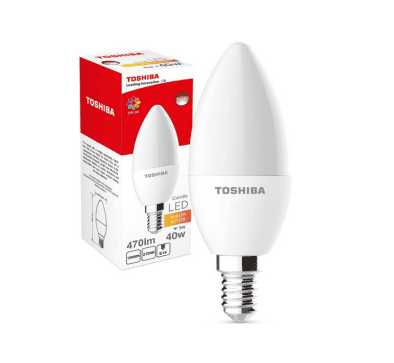 Led крушка Toshiba м.балон 40w/E14/470LM